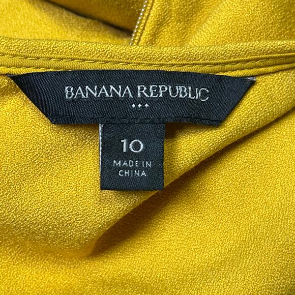 Banana Republic Mustard Mini Dress - Picture 5 of 8